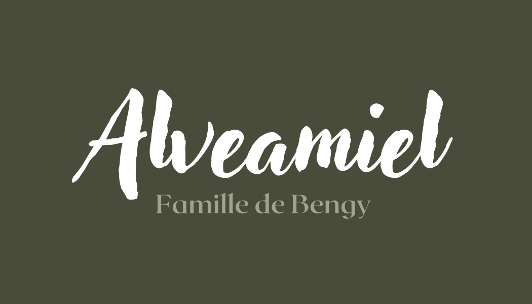 logo Alveamiel blanc